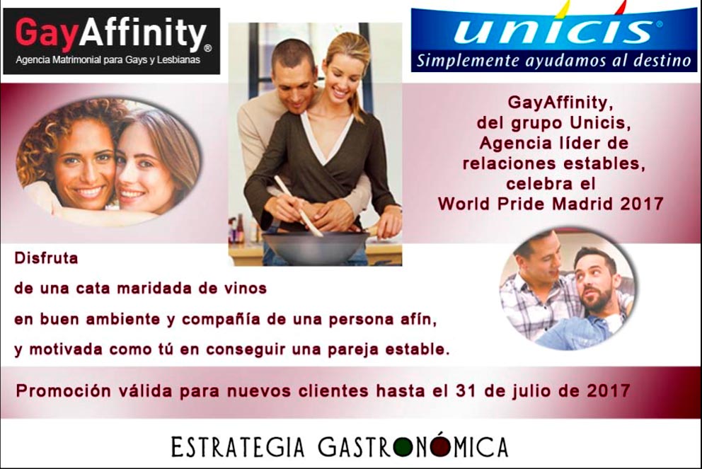 GayAffinity te regala catas maridadas